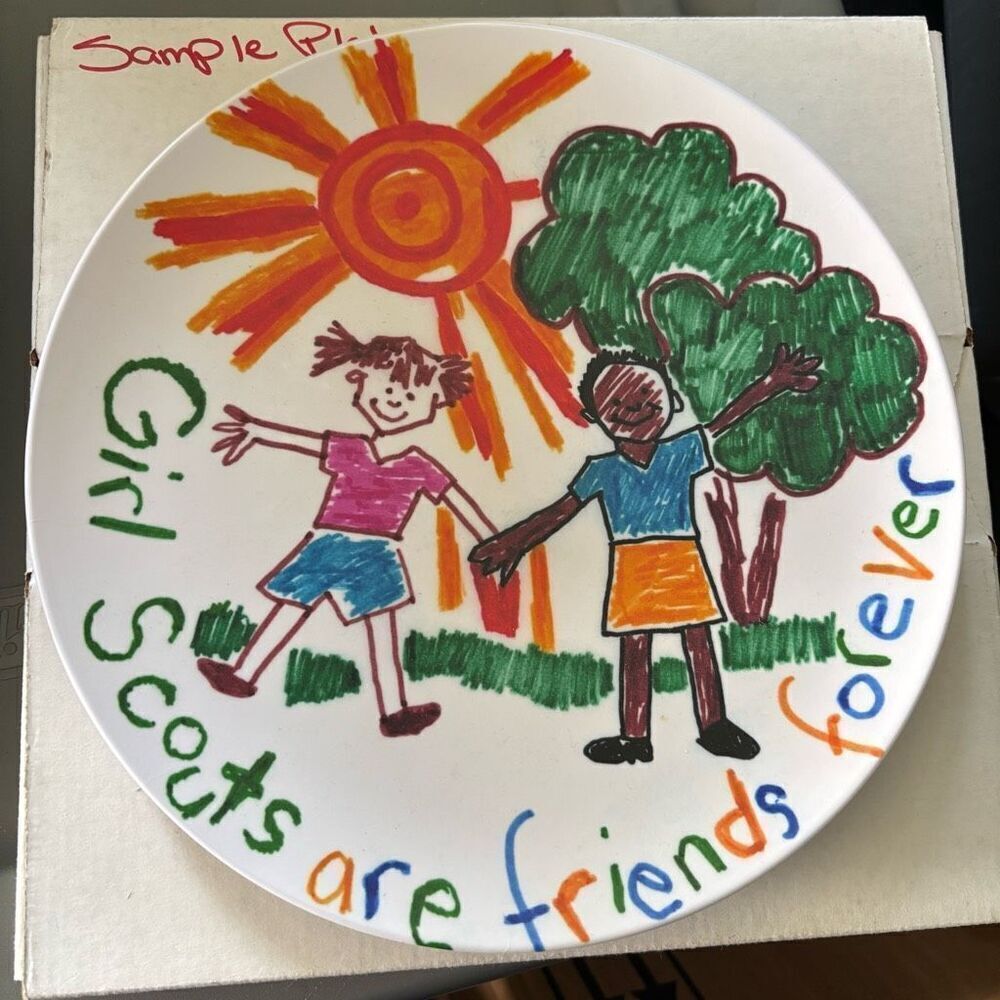 Girl Scouts Keepsake Sample Plate